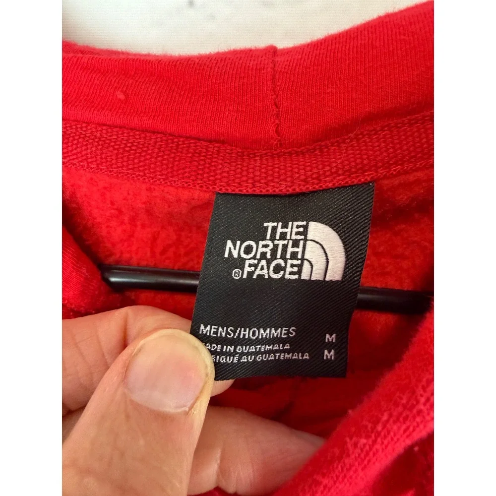 The North Face Mens Red Box Logo Pullover Hoodie Sweatshirt Medium
